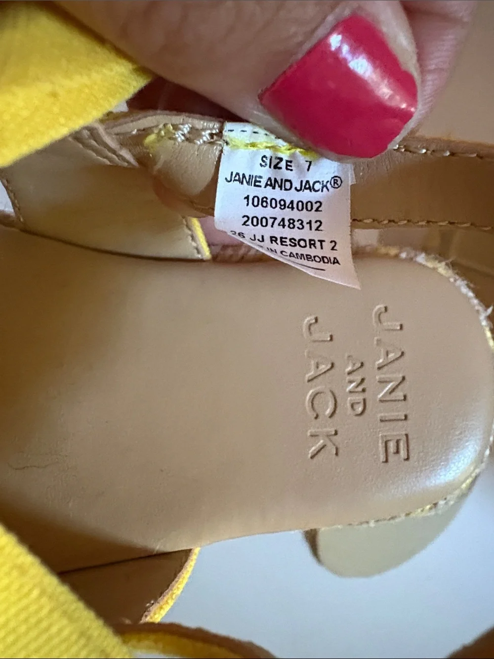 Cat & Jack bright yellow